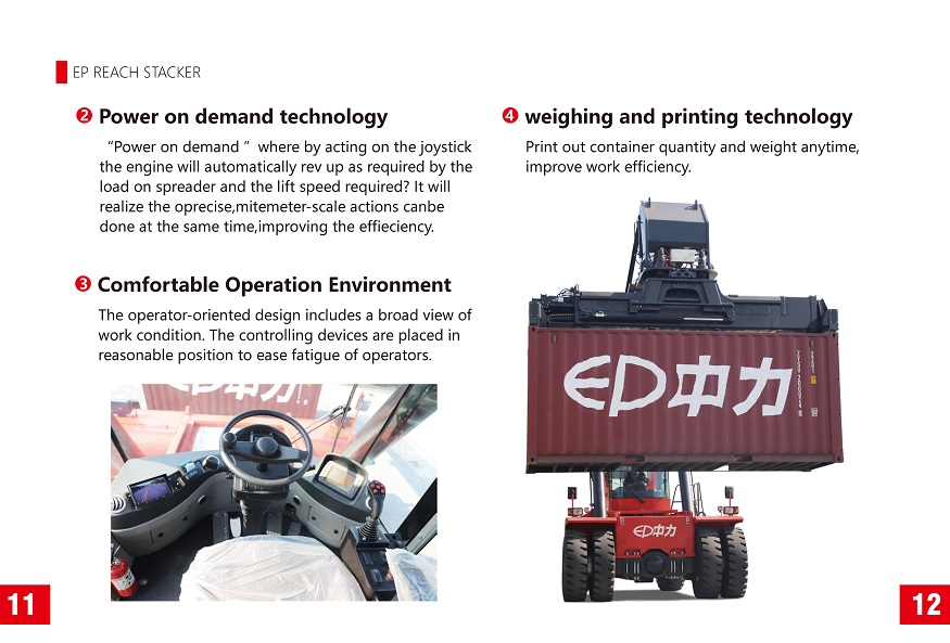 Xe nâng hàng container 45 tấn, model ZL450/ZL450-A